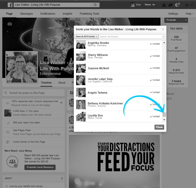 facebook fanpage
